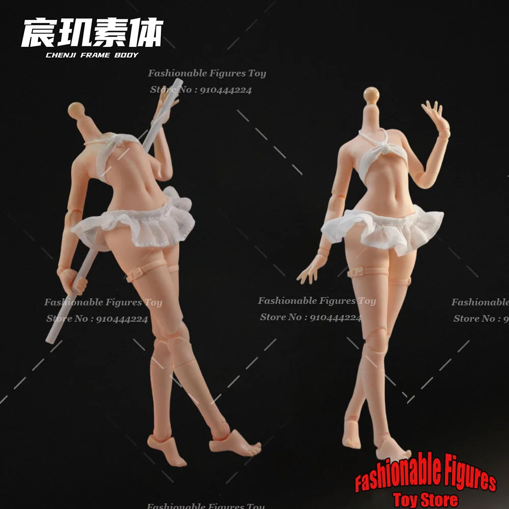 Chenji 3 Figura de Soldada a Escala 1/12 ‌ Kit de Accesorios Básicos para Figuras de Acción, Repuesto Súper Flexible de 6 Pulgadas para Muñecos y Juguetes de Modelismo
