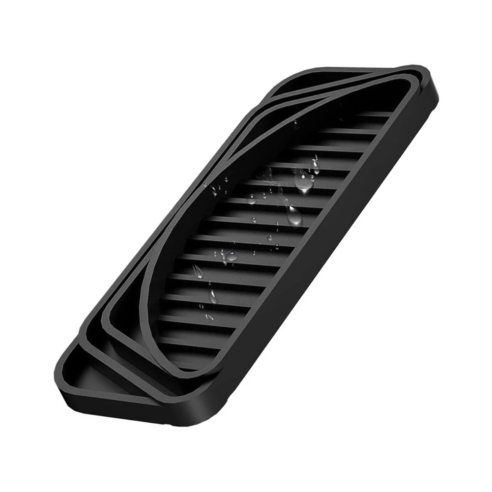 Silicone Refrigerator Drip Tray Adjustable Anti Slip Water Catcher For Fridge Bottom Cleaning Mats Home Kitchen Accessories