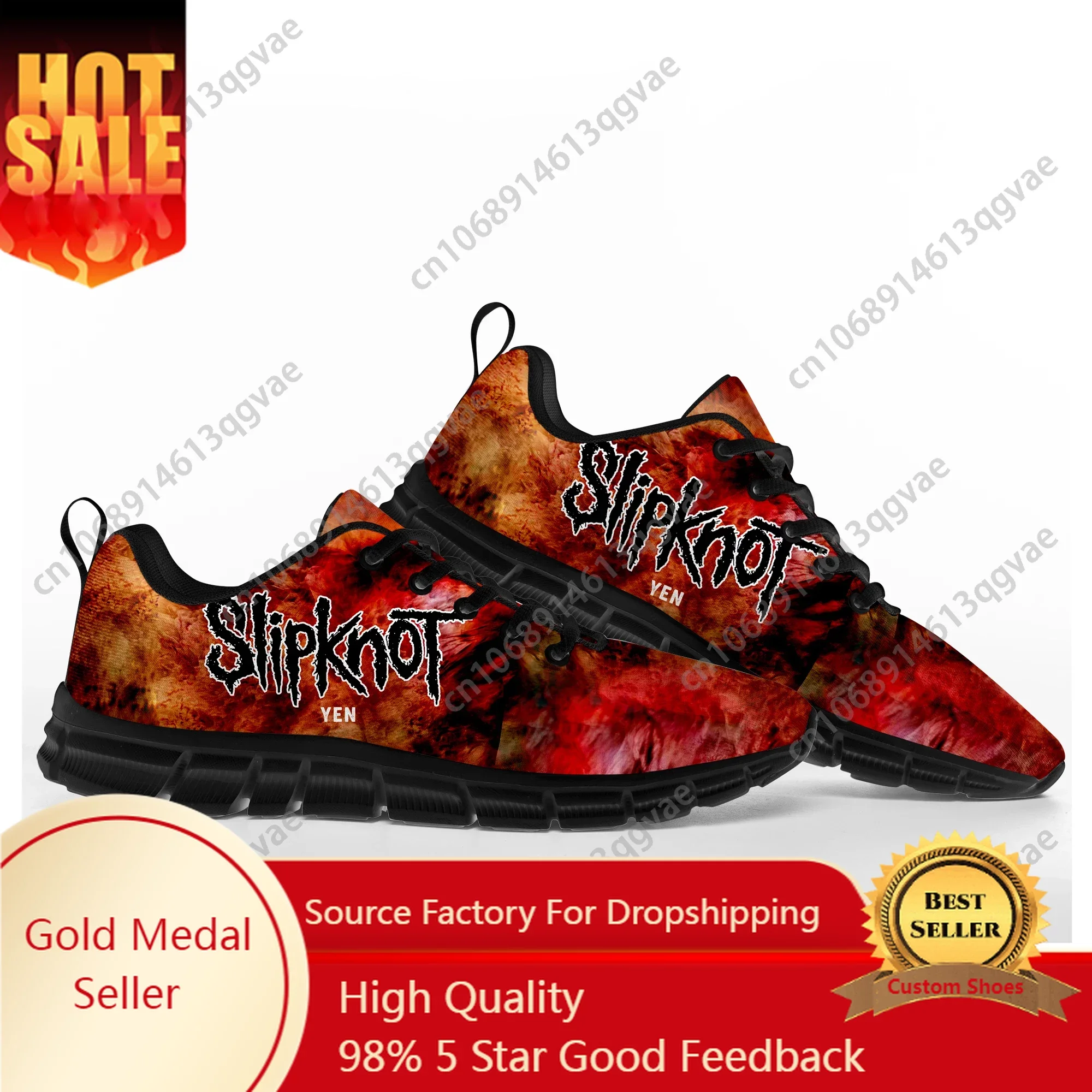 

Slipknots Heavy Mental Band Sports Shoes Mens Womens Teenager Kids Children Sneakers Casual Custom High Quality Couple Shoes