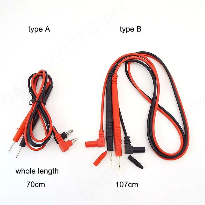 Universal Digital 1000V 10A Thin Tip Needle Multimeter Multi Meter Test Lead Probe Wire Pen Cable Multimeter Tester V27