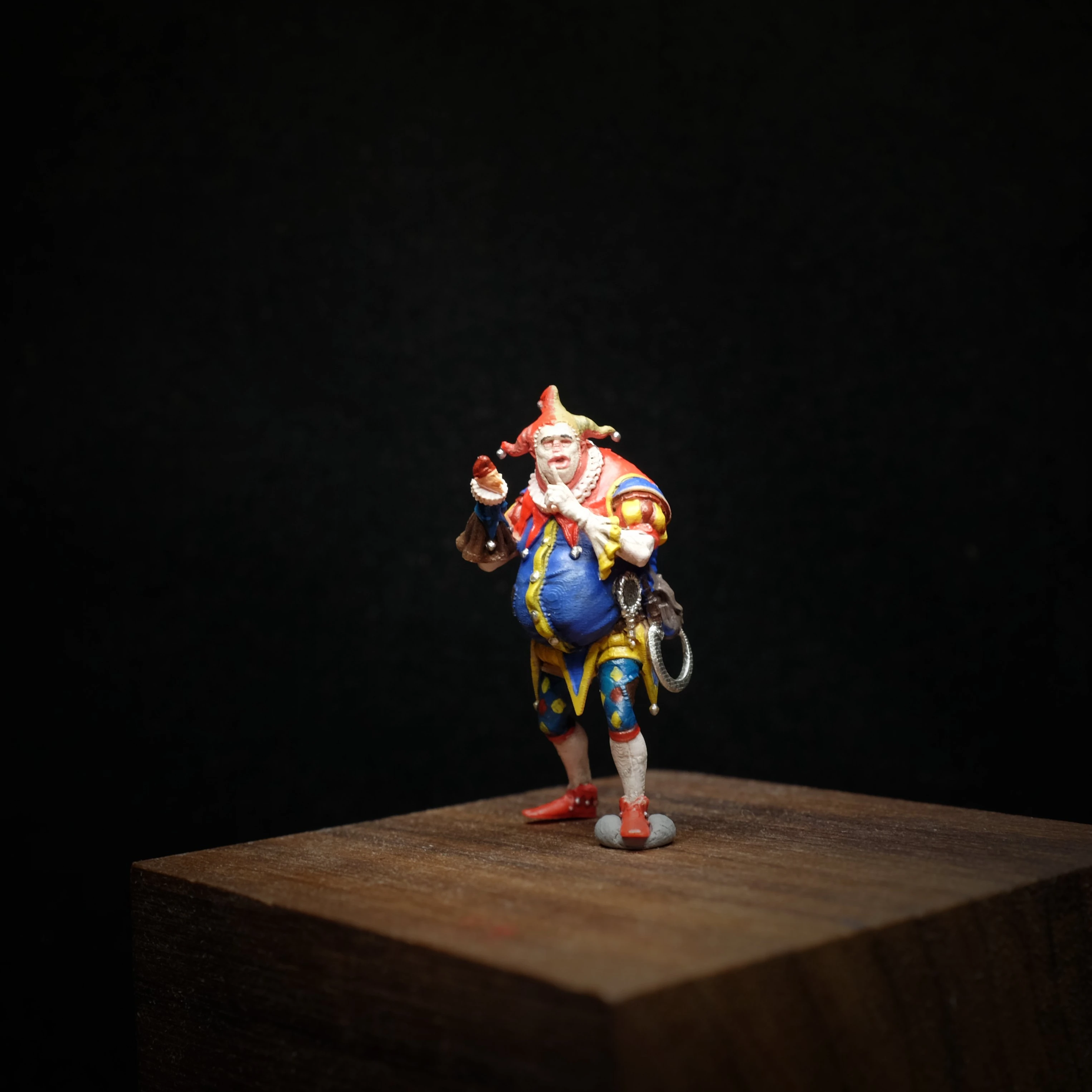 Diorama 1/64 Scale Figurines Model Circus Clown Collection Miniature Hand-painted