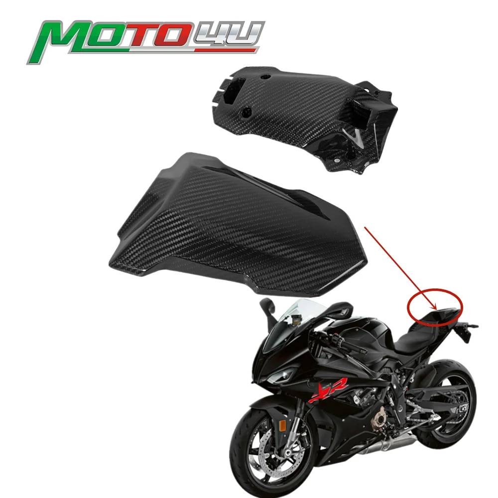 

For BMW S1000RR S1000 RR 2019 2020 2021 2022 Real Carbon Fiber Seat Top Panel Motorcycle Rear Seat Cover Tail Section Fairing