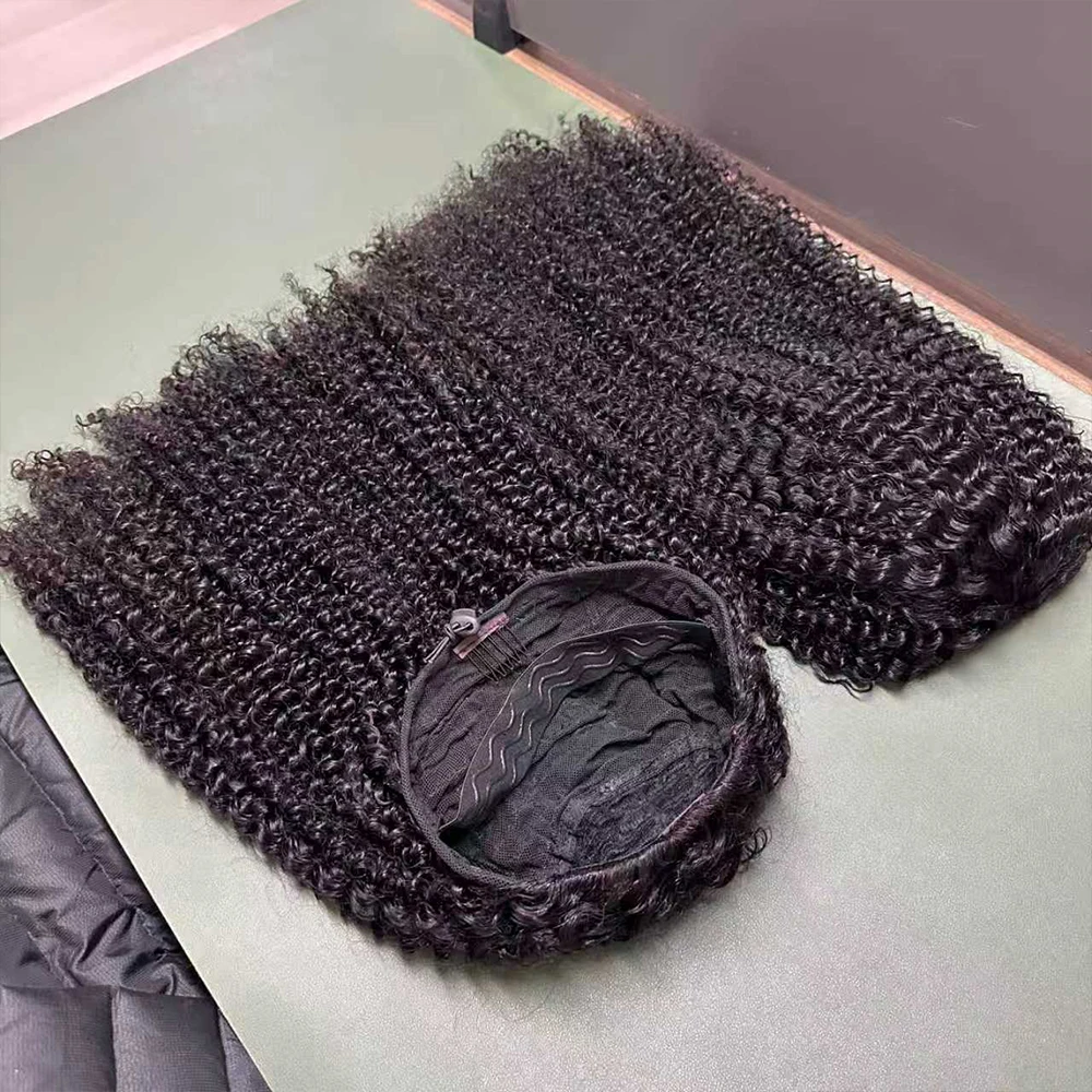 

Вьющийся волнистый полупарик 3 в 1, повязка на голову, парик на шнурке, бесшовный откидной глубокий вьющийся полупарик, подходит для начинающих, полупарик