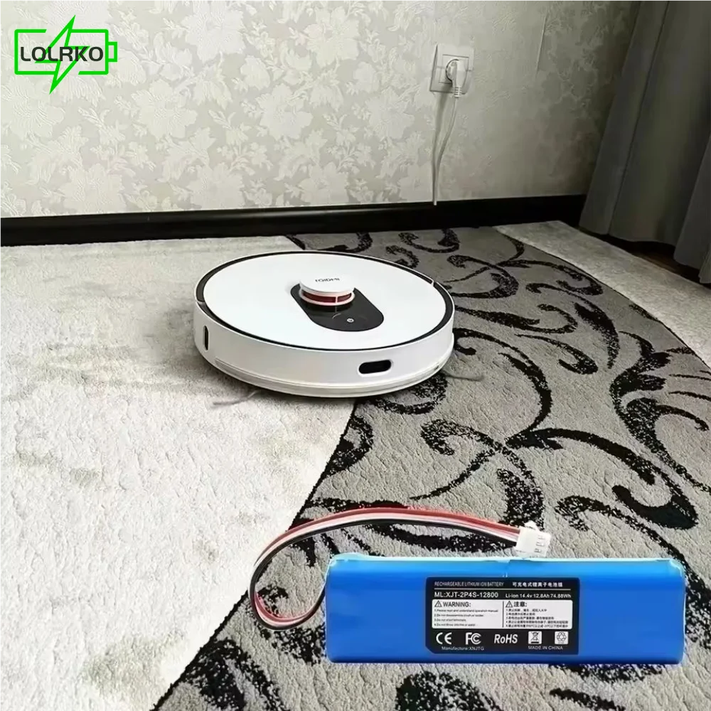 

Vacuum Cleaner 2025 New Lydsto R1 Viomi S9 Roidmi Eve Plus Lithium Battery Robot Vacuum Cleaner R1 Battery Pack, Large Capacity 12800mAh