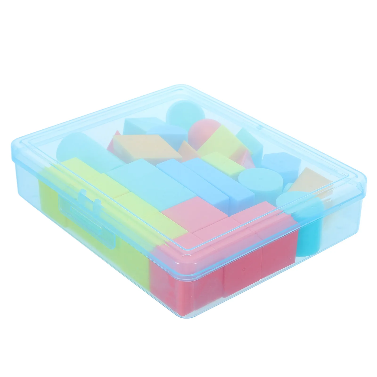 1Set Geometry Teaching Supplies Colorful Solid 3D Shapes Cylinder Cube Cone Comprehensive School Math Tools for Classroom and