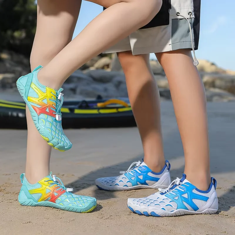 

Outdoor Sports Anti Slip Seaside Beach Couple Aqua Shoes Quick Drying Breathable Beach Men Women Water Wading Swimming Shoes