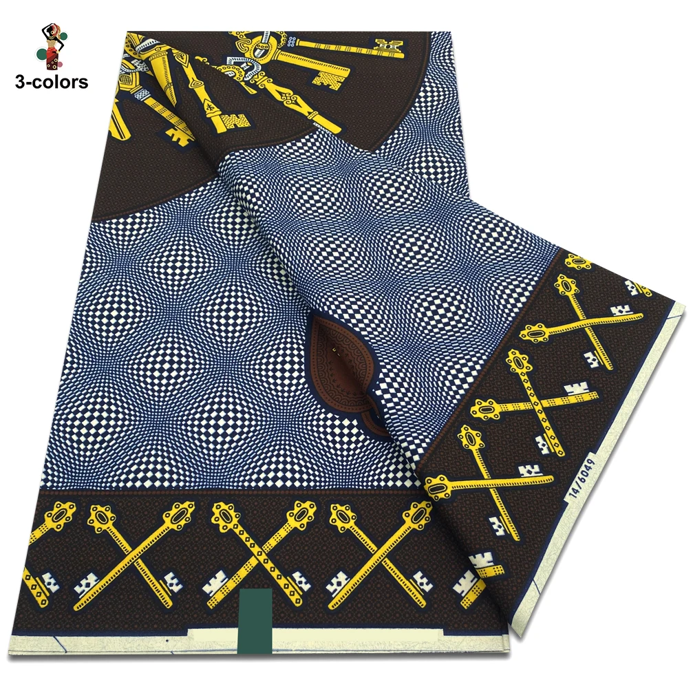 100% Cotton Dutch Hollandais 2026 Print Fabric High Quality Veritable Real Wax Guaranteed African Wax Tissu Dutch Pagne 6 Yards view 4
