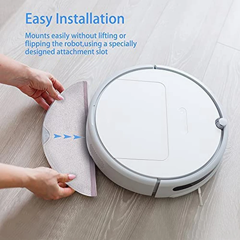 Mop Pad 4 Pack Microfiber Mop Doek Voor Roborock S6 S6 Pure S6 Maxv S5 Max S5 Robot Stofzuiger Mop Vervanging