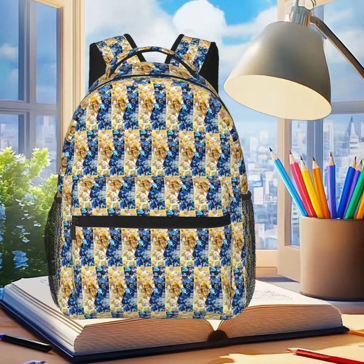 Shadow Milk Cookie Run Kingdom Cute Cartoon Anime Backpack Student BookBag Kids School Bag Computer Shoulder Bags for Men Women