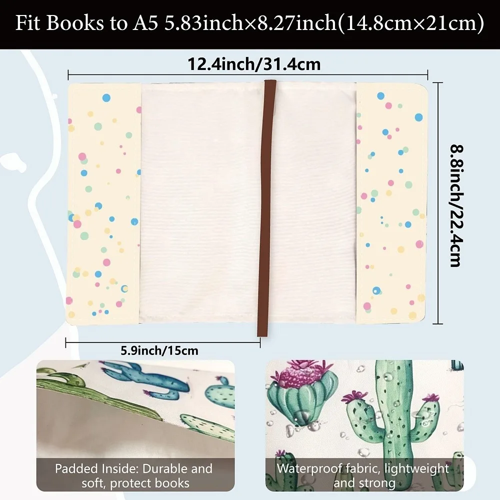 Polyester Book Cover Notebook Wraps Rectangle Cat Shape 224x482mm