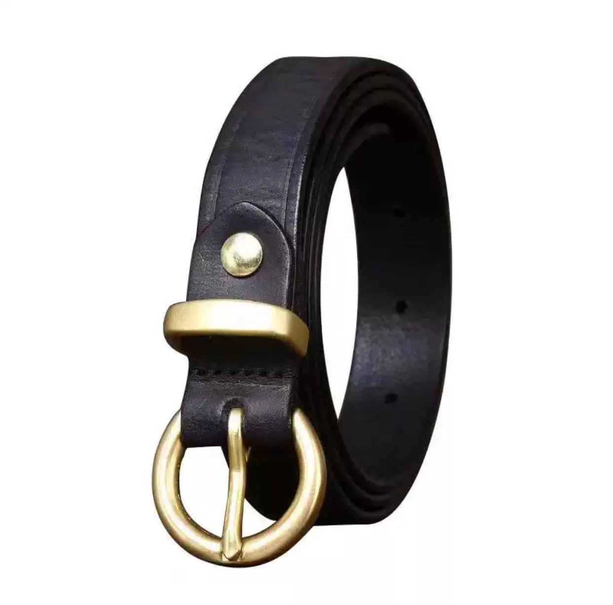 

2.4 cm Luxury Wide Genuine Leather Belt Women's Korean Fashion Trend Multi-function High-end Retro Cowhide Jeans Belt