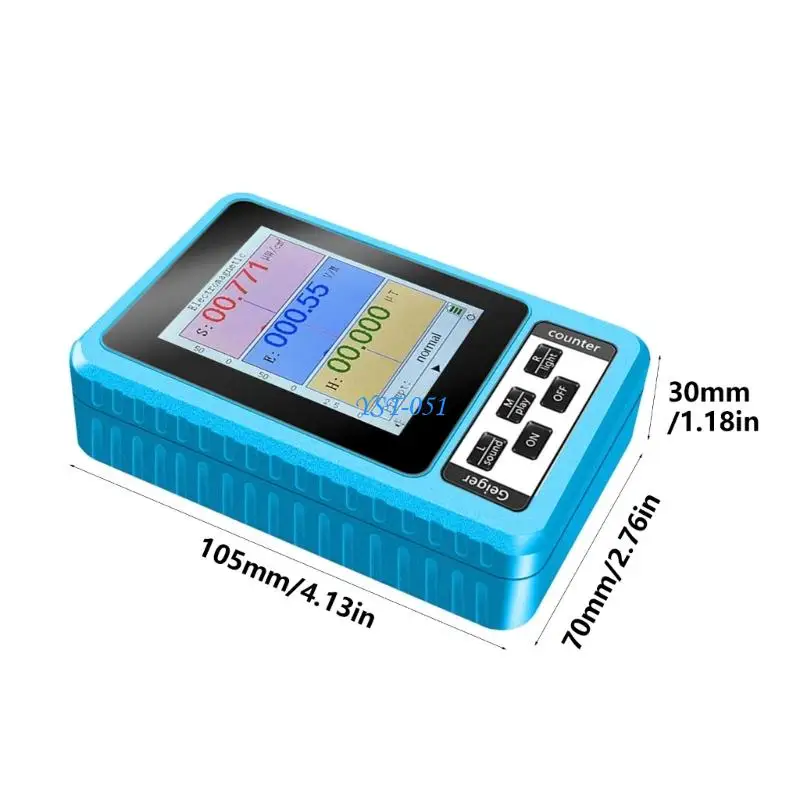 E15A Accurate Electromagnetic Radiation Meter With Color Screen And Double Alarm Mode