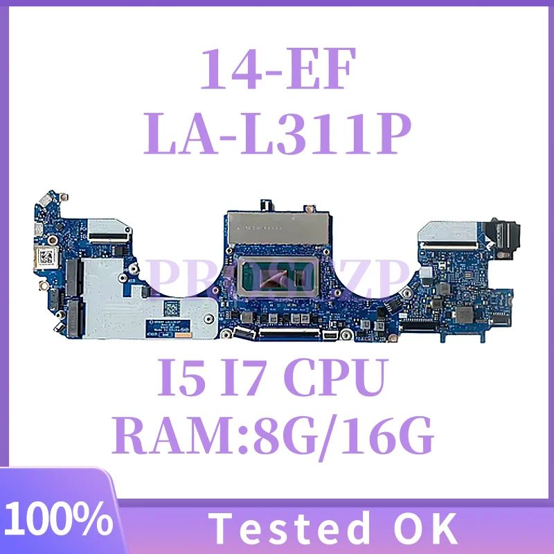 

Материнская плата HPA40 LA-L311P для ноутбука HP Spectre X360 14-EF, N39861-601, N39863-601, N10719-601, N10718-601, N10723-601, 8G/16G RAM