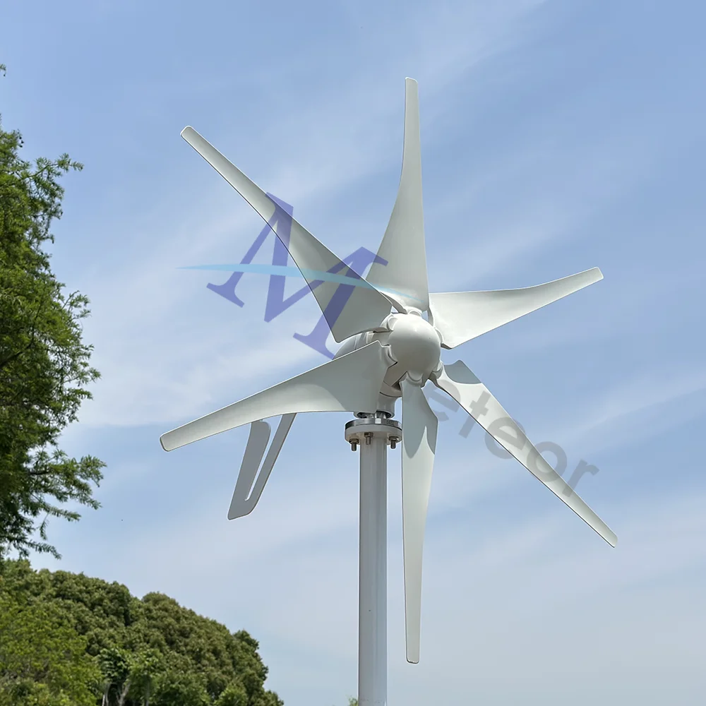 Imagem -05 - Turbina Eólica Horizontal 1000w Gerador de Eletrodomésticos 12v 24v 48v Baixa Velocidade de Início Energia Alternativa Livre