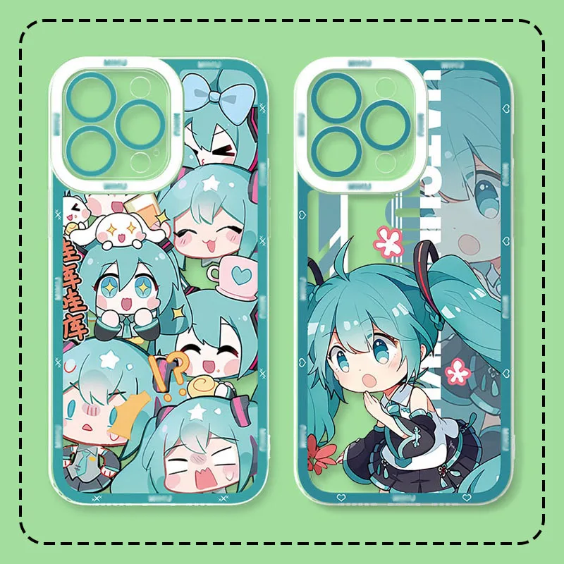 Sweet M-Miku Case For Xiaomi POCO X6 X7 X5 Pro X3 NFC F3 F5 F6 F7 Ultra M5S C65 M7 M6 Pro 4G 5G 14T 13T 12T 11T 14 11 Lite 5G