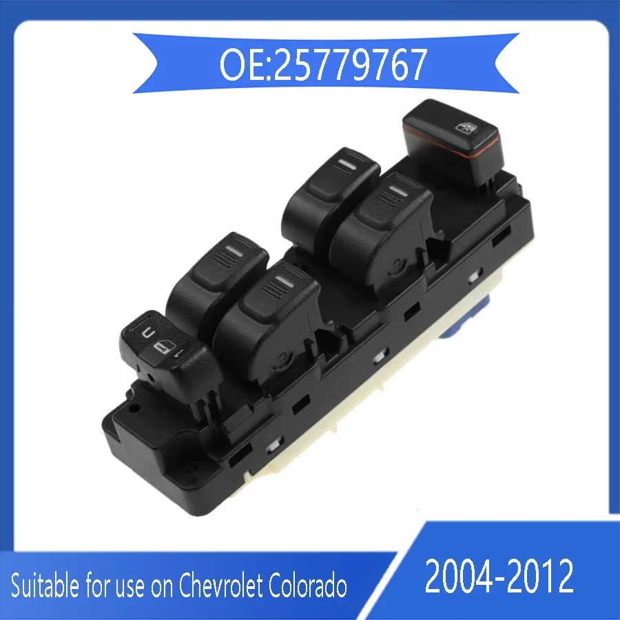 Suitable for use in Chevrolet Colorado 25779767 glass lifter switch window control master switch 2004-2012 auto accessories