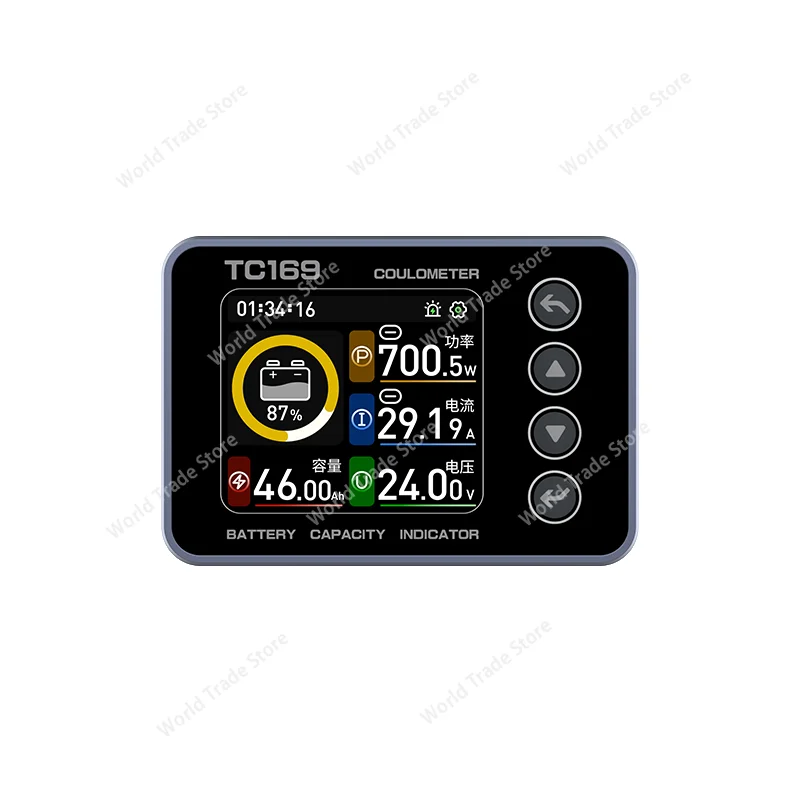 

BW-TC169 0-75A для монитора батареи General Motors, напряжение заряда и разряда, индикатор емкости батареи, тестер, инструмент