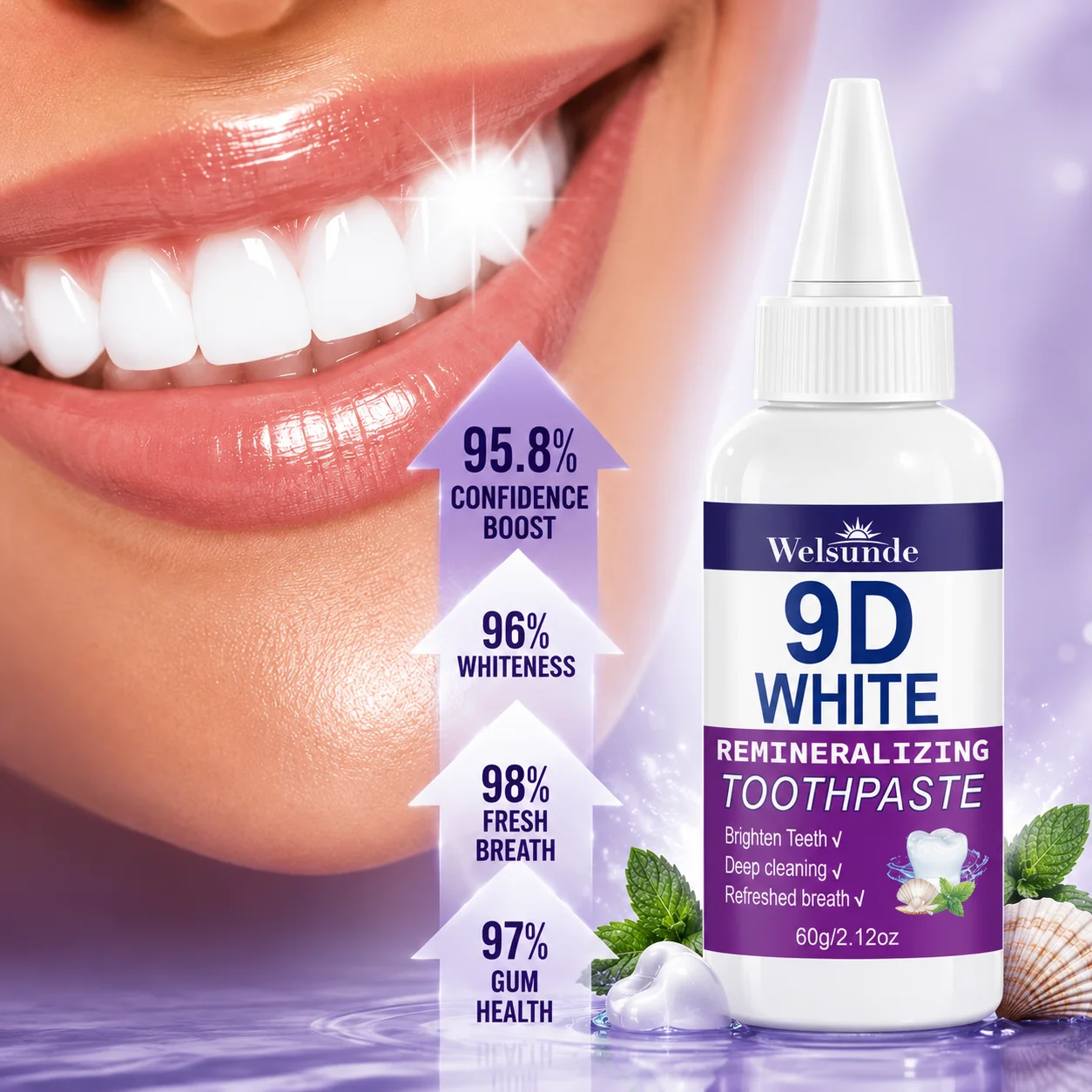 2PCS Whitening toothpaste for - đánh giá và giá Remineralizing Toothpaste