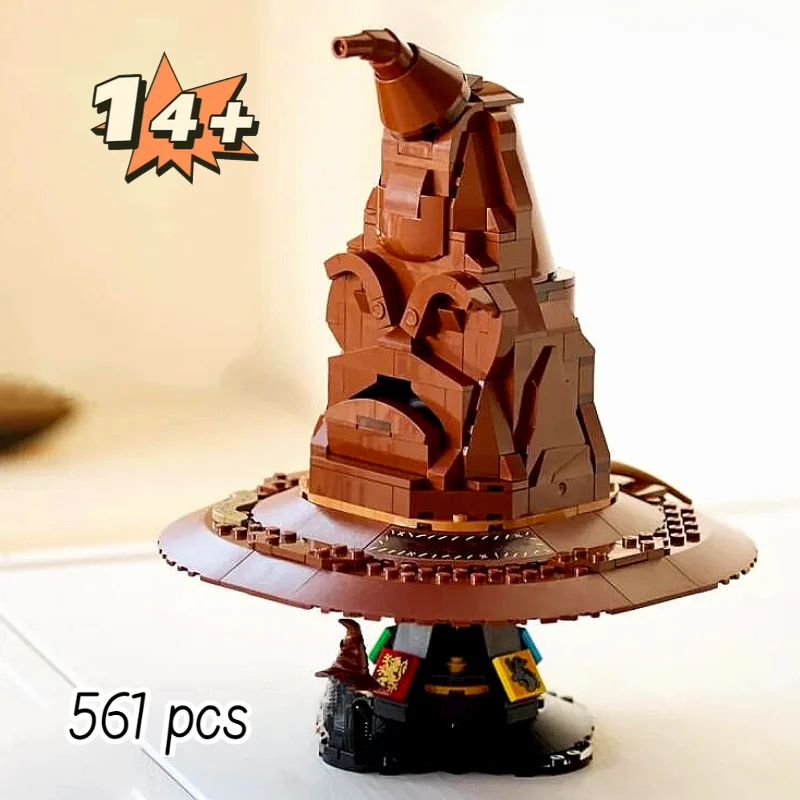 561 pièces film classique tri chapeau de sorcière blocs de construction modèle jouet adapté sorcière potier assistant chapeaux Collection cadeaux d'anniversaire