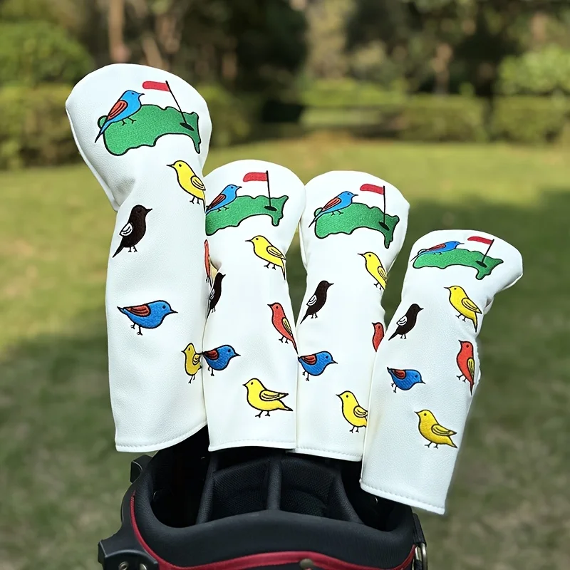 

Защитный чехол для гольф-клуба с рисунком птицы — чехол для гольф-клуба с защитой от царапин и вмятин, легкий прочный чехол с