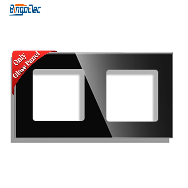 Frame Single Two Three Four Five Post 86/157/228/299mm*86mm, Tempered Glass White Black Grey Gold