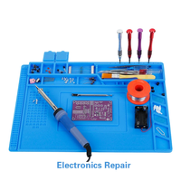 Cellphone Repair Insulation Heat-Resistant Pad Silicone Soldering Work Mat 45x30cm Desk Platform For Electronic Product Repair