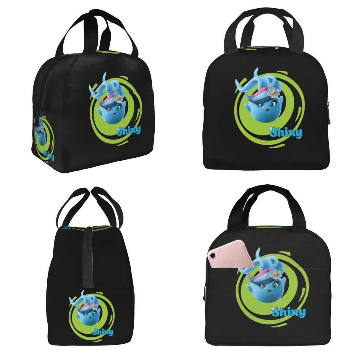 Sunny Bunnies Insulated Lunch Bag for Kids School Cooler Thermal Food Box Tote Leakproof Lunch Boxes Container