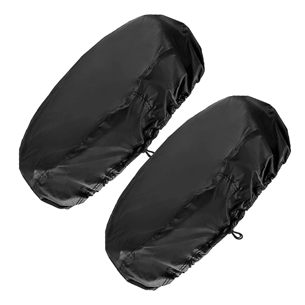 2 قطعة غطاء دلو خارجي قماش أكسفورد مقاوم للماء غطاء طبل متين غطاء حماية برباط قابل للتعديل مناسب لـ 55 جالون #5