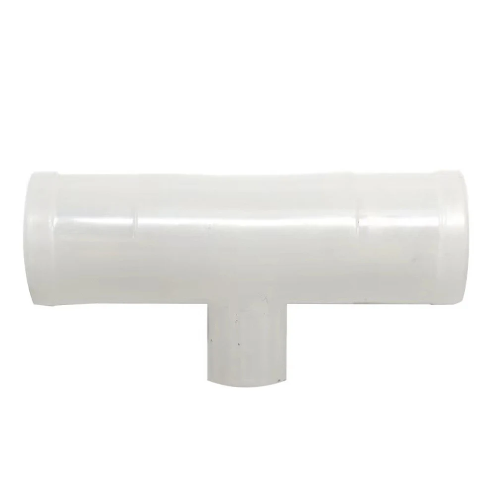 6pcs Tee PVC Pipe Fitting 20mm Plastic 3 Way Tee Slip Connector Bird Drinker PVC Tee Fittings for Threaded Poultry Nipples