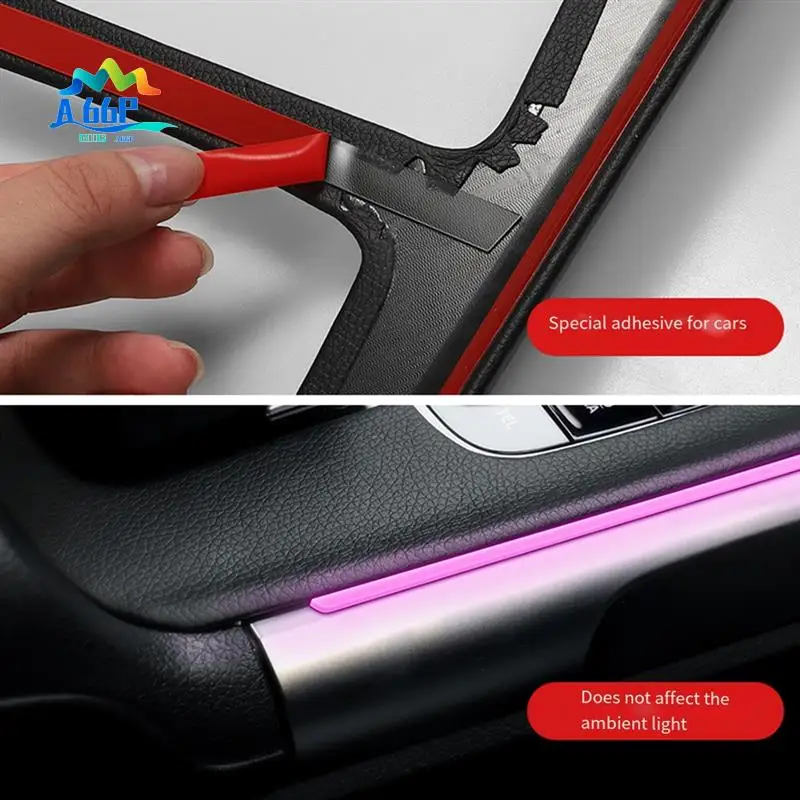 

A66P-Car Center Control Panel Trim Frame Parts For Mercedes Benz A Class CLA Class 2019-2023 Gear Shifter Bezel Cover Interior A