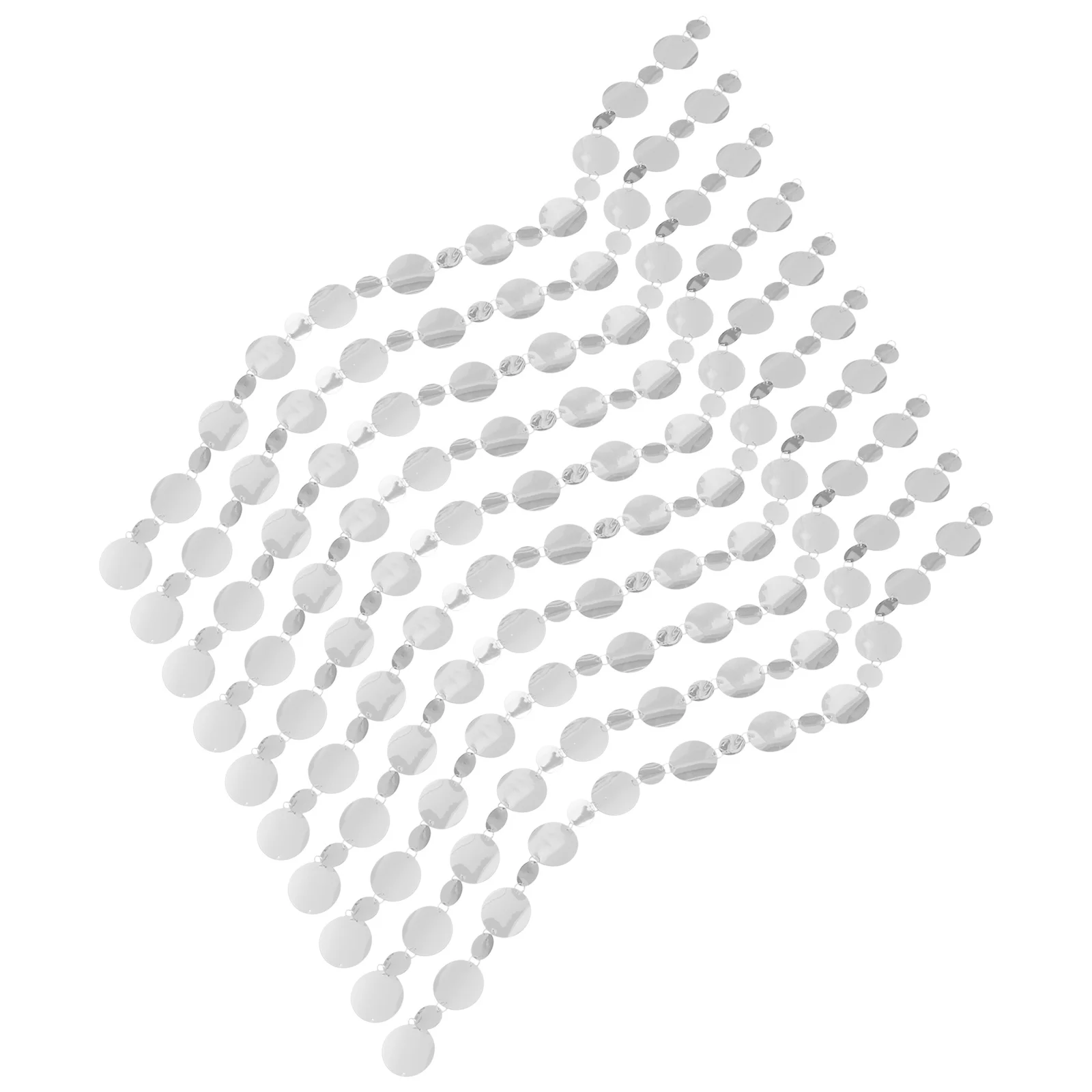 10 قطعة ستارة الترتر مهرجان أنيق معلق الزفاف خلفية الديكور المشهد تخطيط الدعامة إمدادات الزفاف الترتر الستار #1
