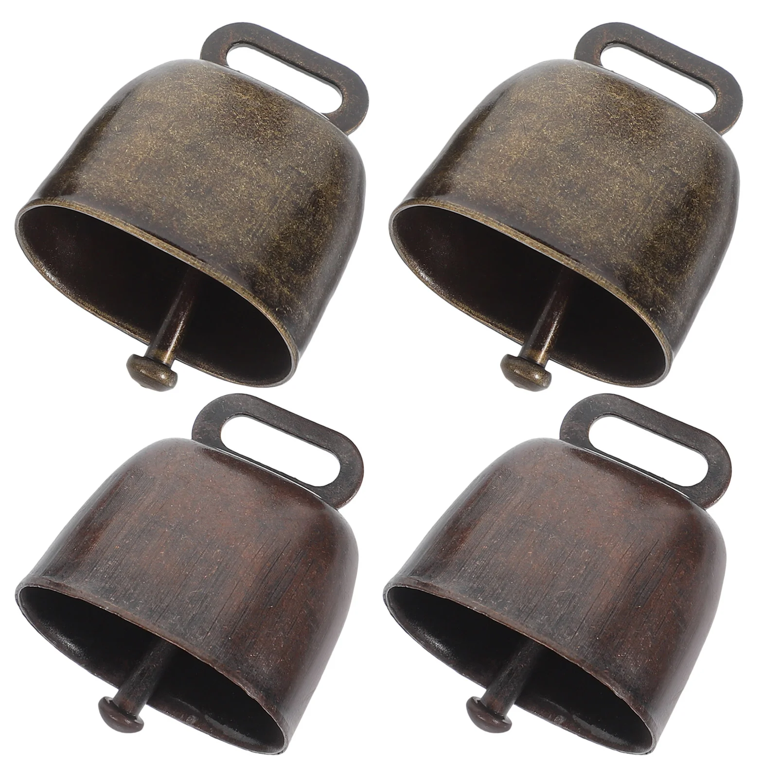 4pcs Anti-lost Animal Bell Grazing Supplies Bell Pendants for Cow Horse Sheep Cattle Bell Grazing Bells