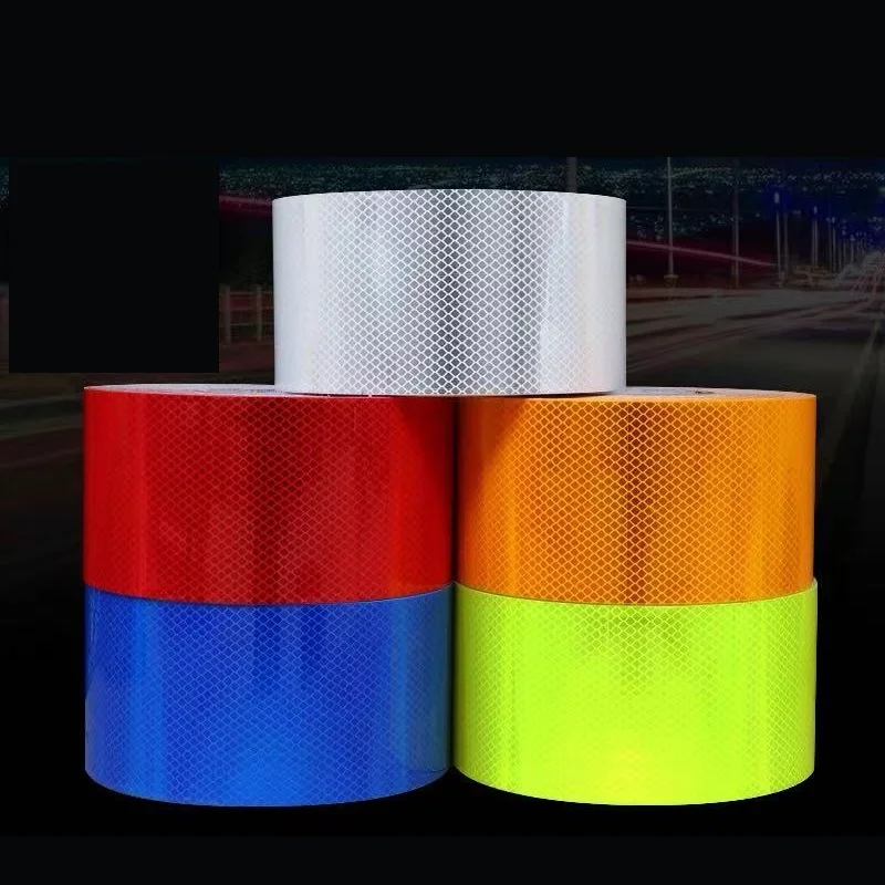 10cm X 3m Diamond Grade Super Reflective Warning Tape DIY Decorative Sticker DIY Personality Reflective Adhesive Tape