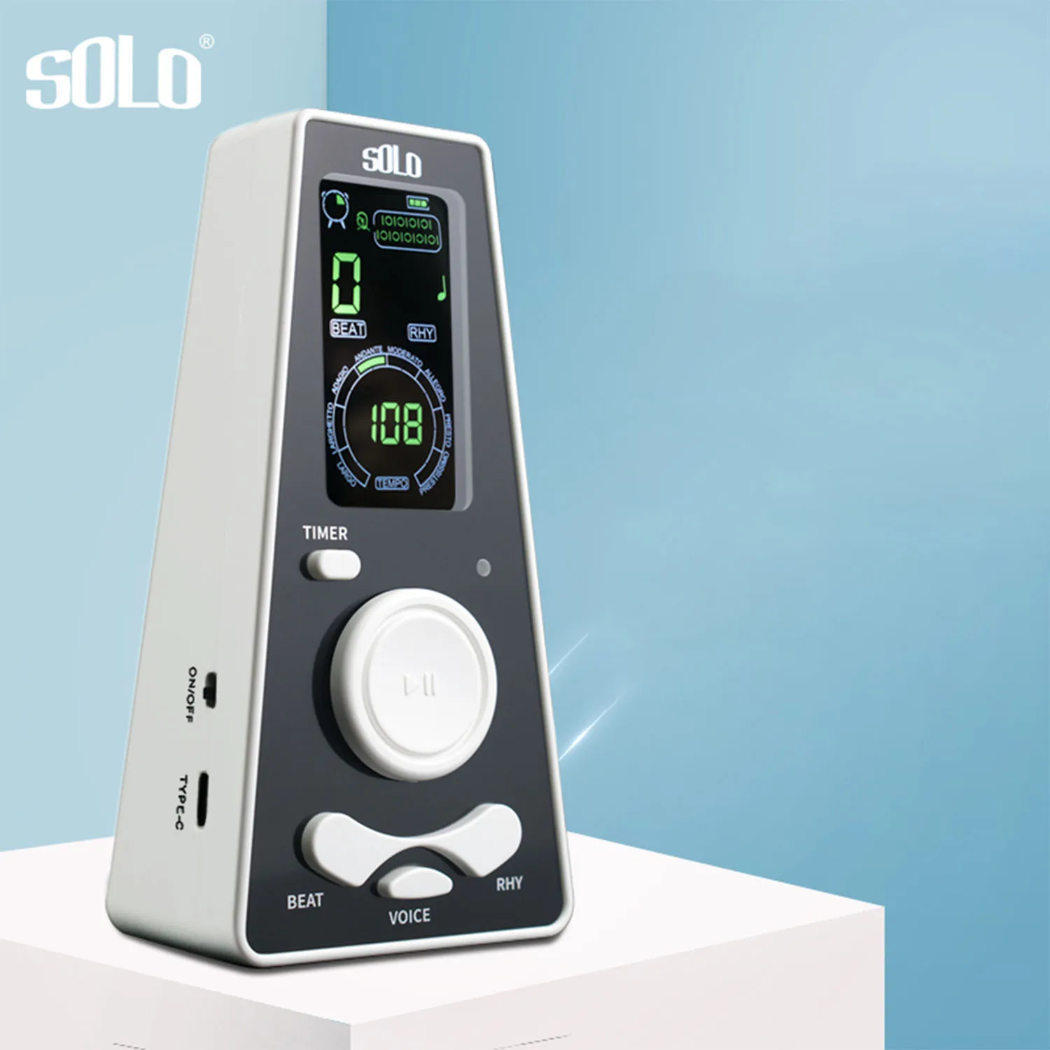 Digital Metronome for Musicians Piano Guitar Violin Instrument Volume Beat Speed Tower Type Guitar Metronome Bell Ring Rhythm