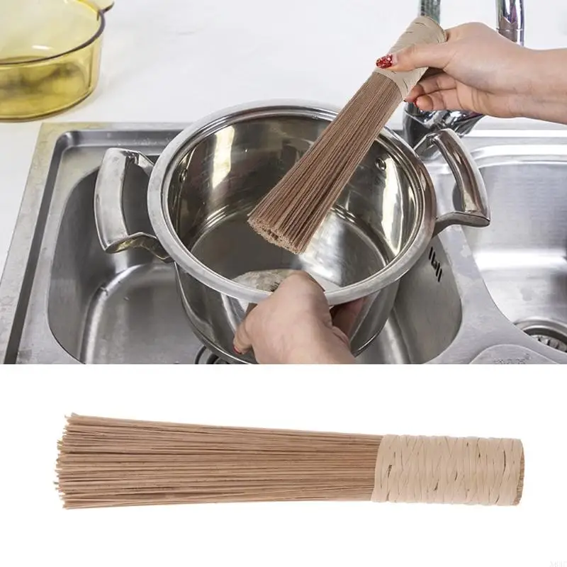 N84C Cleaning Whisk Traditional Bamboo Wok Brushes 7 Inches Length New