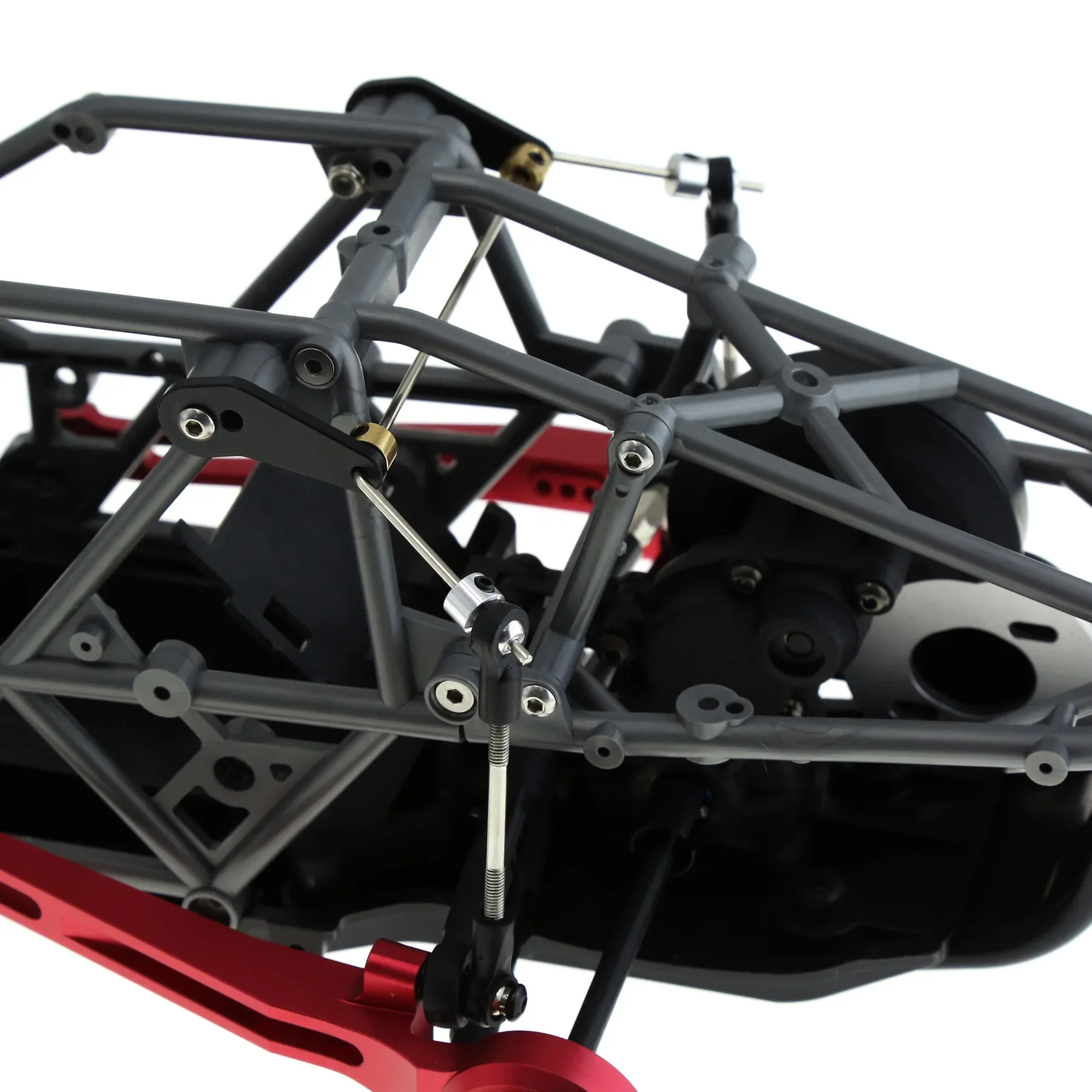 Tylny stabilizator drążka przeciwkołyszowego Swaybar zestaw do Tamiya BBX BB01 BB-01 1/10 części do ulepszenia samochodów zdalnie sterowanych