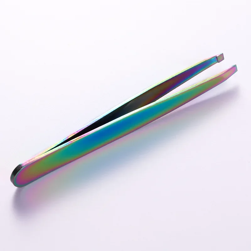 1PCS  Stainless Steel Tweezers Eyebrow Clip Eyebrow Tweezers Beauty Tools Face Hair Removal Beautfy Makeup Tool