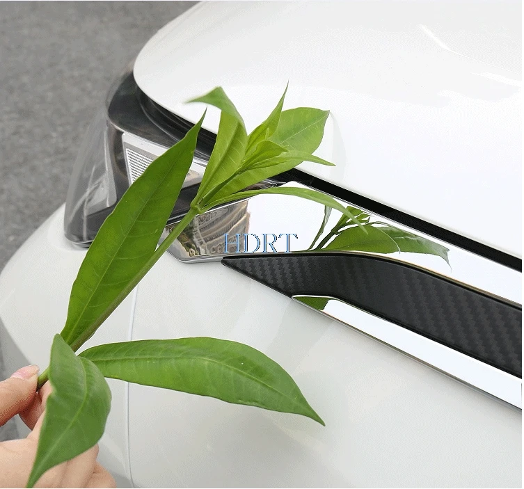 For Toyota Rav4 Rav 4 Limited/LE/XLE/Hybrid 2019 2020 2021 Front Upper Grille Grill Molding Trim Sticker Accessories Car Styling