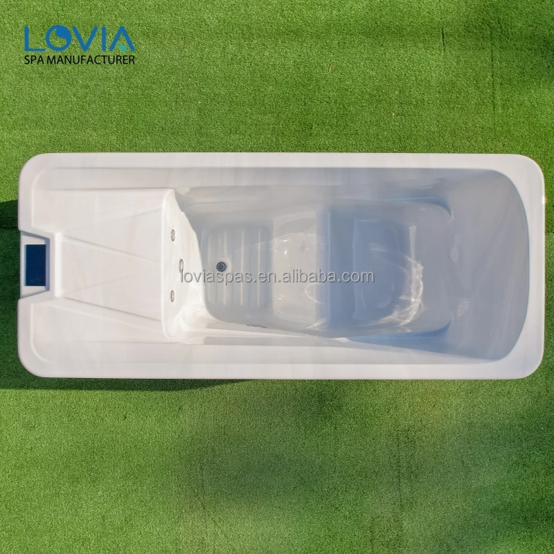 Acrylic Cold Plunge Ice Bathtub Spa Massage Tub Freestanding Ice Bath Tub
