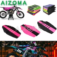 Funda de asiento suave con pinza antideslizante para motocicleta Enduro, color rosa, para Honda, Kawasaki, Suzuki, Yamaha, Protector de cojín para asiento de moto de cross