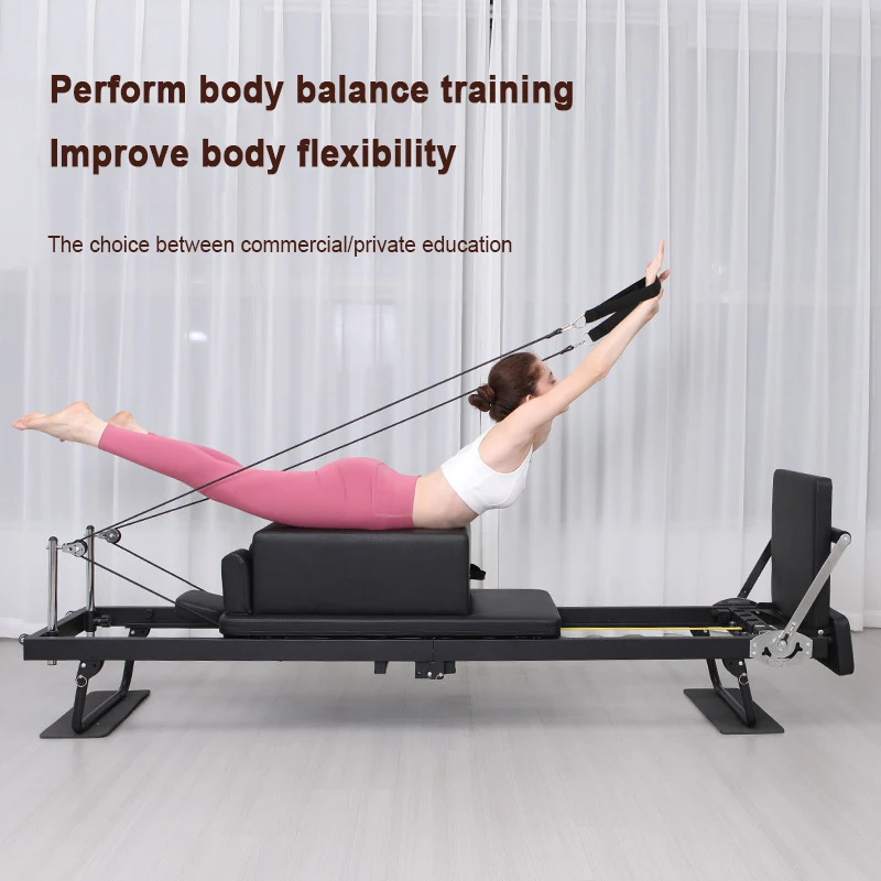 Home Extended Frame Folding Yoga And GymPilates Equipment Latex Spring Dual-use Cross-border Large Equipment Core Training Bed