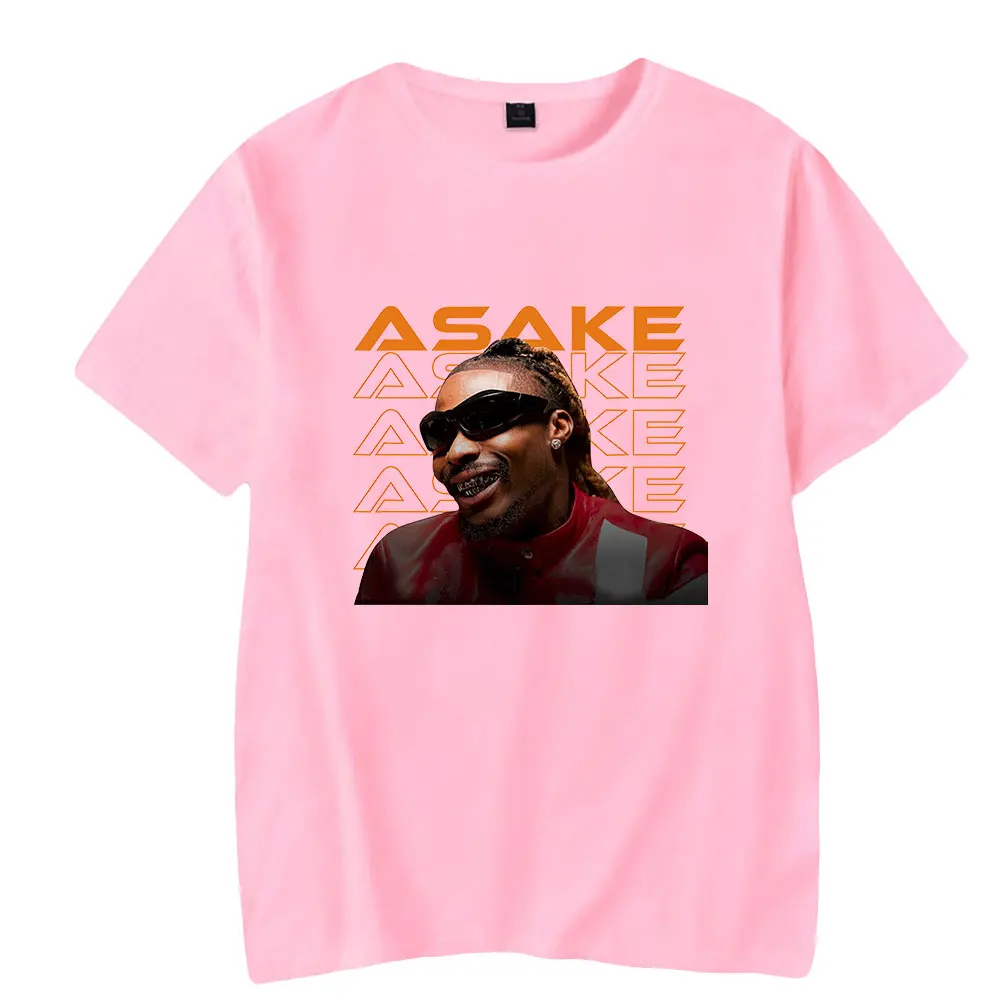 Asake announces lungu boy world tour Tshirt rapper hip hop  Crewneck short sleeve  Tshirt  fans  Streetwear