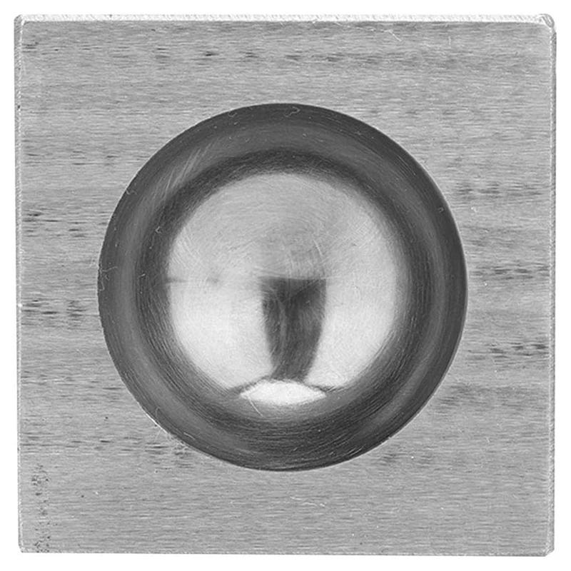 Steel Dapping Doming Block, Steel Dapping Block Steel Square Die Steel Dapping Cube For Jewelry Making