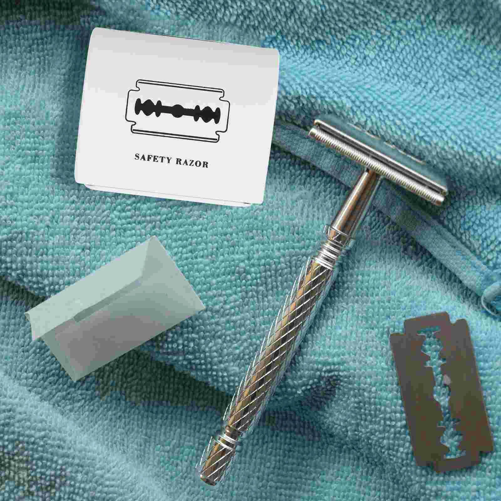 Blade Storage Iron Box Case Razor Container Reusable Bank Razors Shaving Blades Disposal Shaver