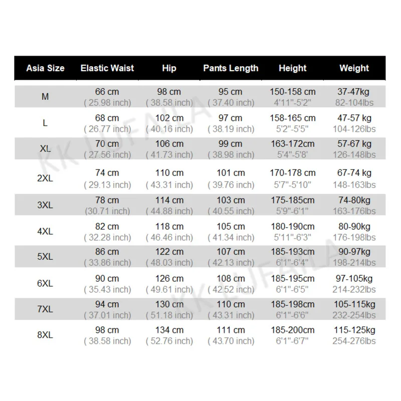 Autumn Pants Men Fitness Sportswear Tracksuit Elastic Waist Sweatpants Cotton Trousers Loose Gyms Jogger Track Pants Mens M- 8XL - Image 4