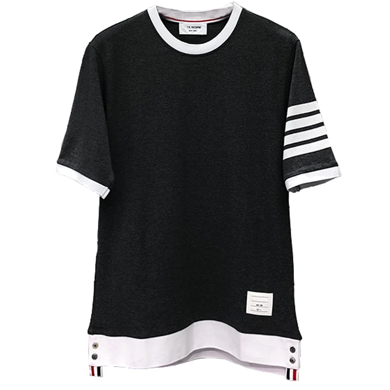 

Men's round Ne ort Sve T-irt Loose Fit Casual Sle f Sve Basic Youth Trend Cotton Summer New Arrival