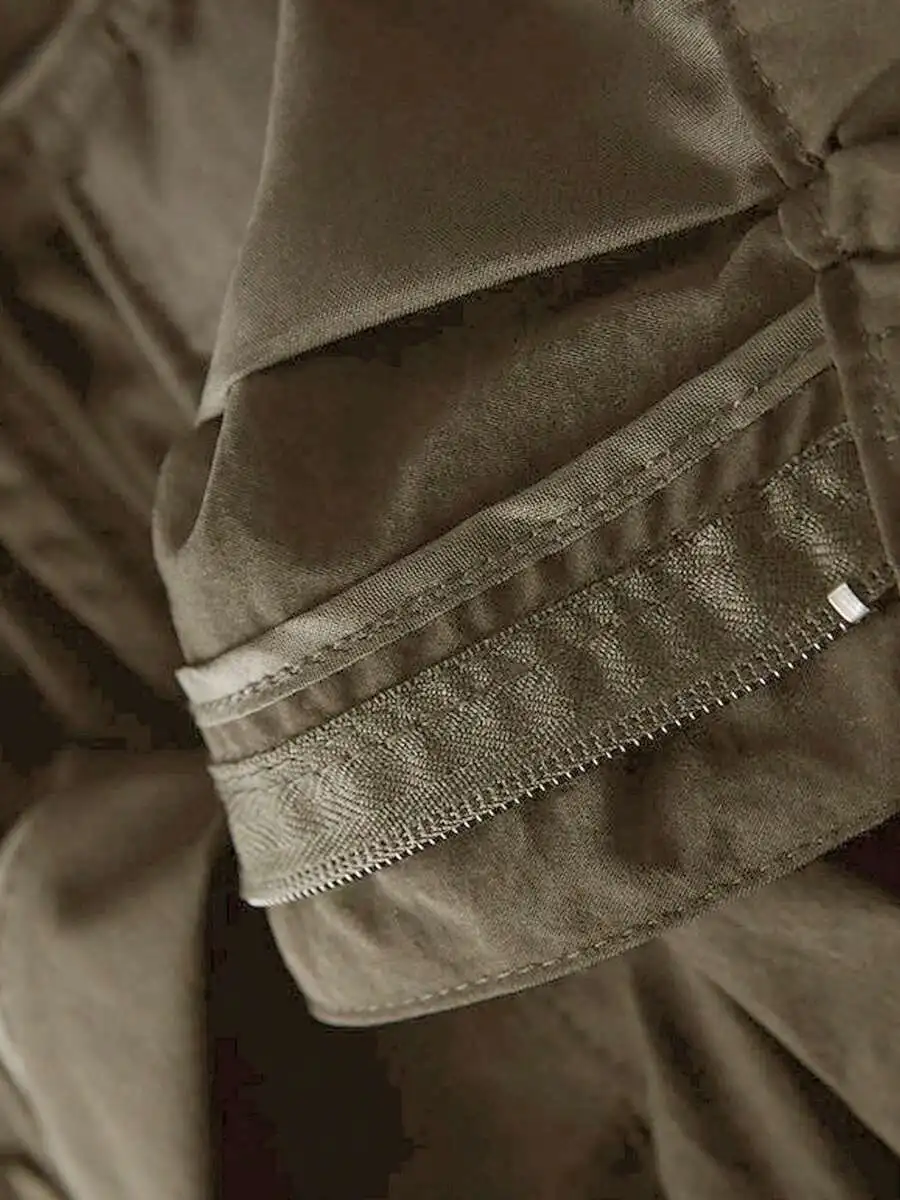 

Mens Multi Pocket Loose Wide Leg Casual Pants For Autumn Winter Work And Leisure