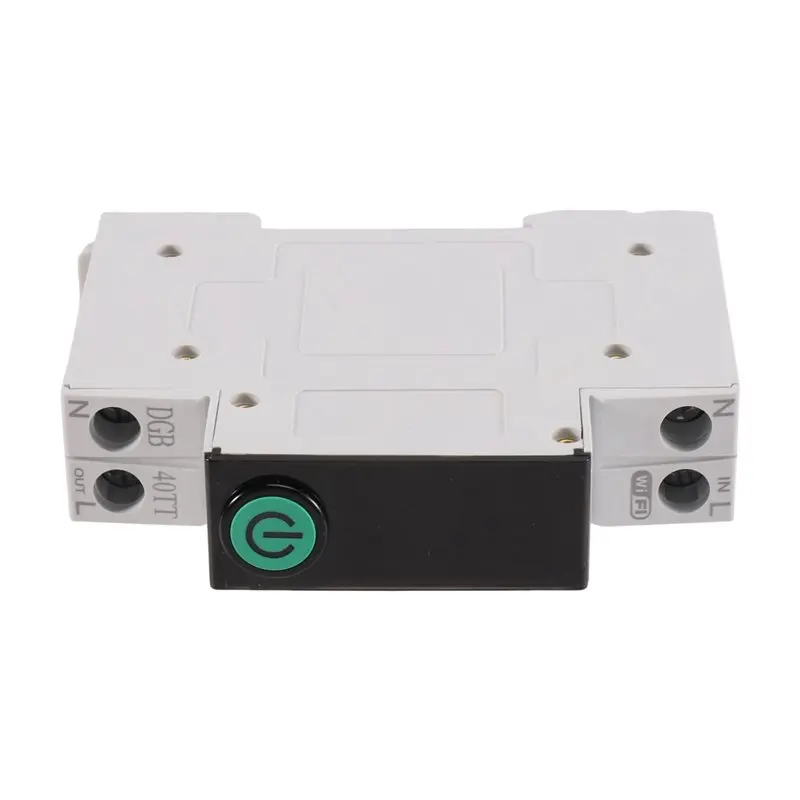 VOFUN-DIN Rail Wifi Circuit Breaker Voice Control Metering Over Current Voltage Protection Smart Switch Timer 63A Tuya APP