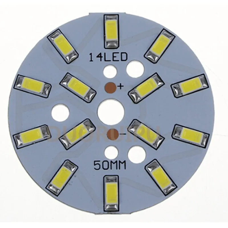 SMD 5730 LED 3W 5w 7w 9w 12w 15w 18w pcb Lamp panel plate  Warm 3000k White6000k for bulbs/spotlights10pcs