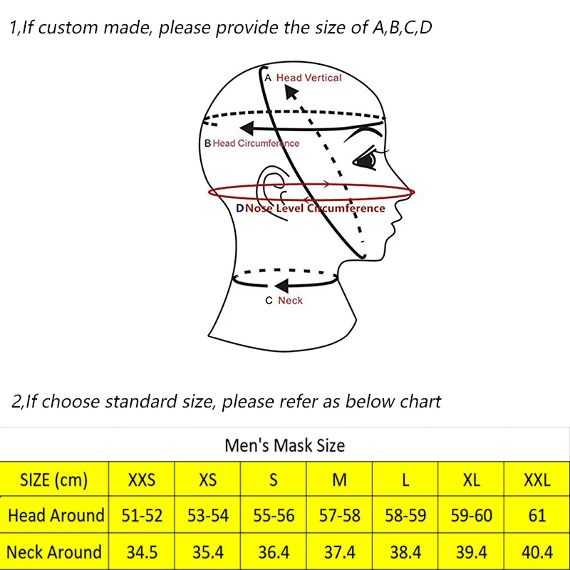 Handmade Black Latex Hoods Mask with Open Eyes&Mouth Cosplay Latex Mask Custom Made for Men view 3